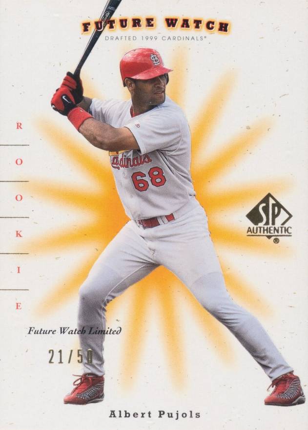 2001 SP Authentic  Albert Pujols #126 Baseball Card