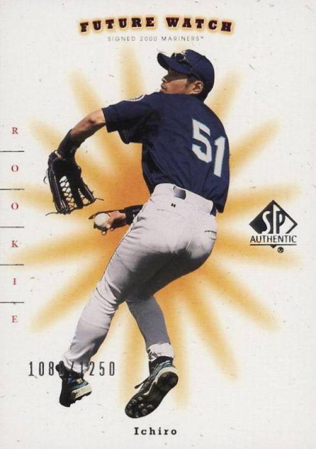 2001 SP Authentic  Ichiro Suzuki #91 Baseball Card