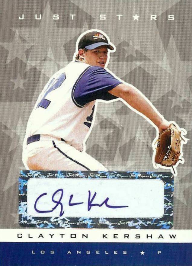 2007 Just Stars Autograph Clayton Kershaw #10 Baseball Card