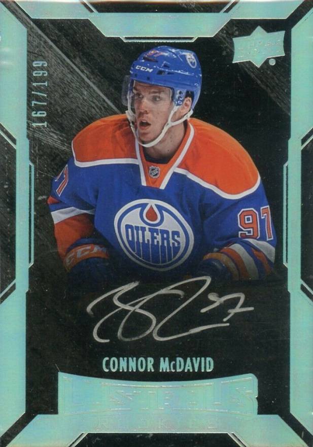 2015 Upper Deck Black Connor McDavid #85 Hockey Card
