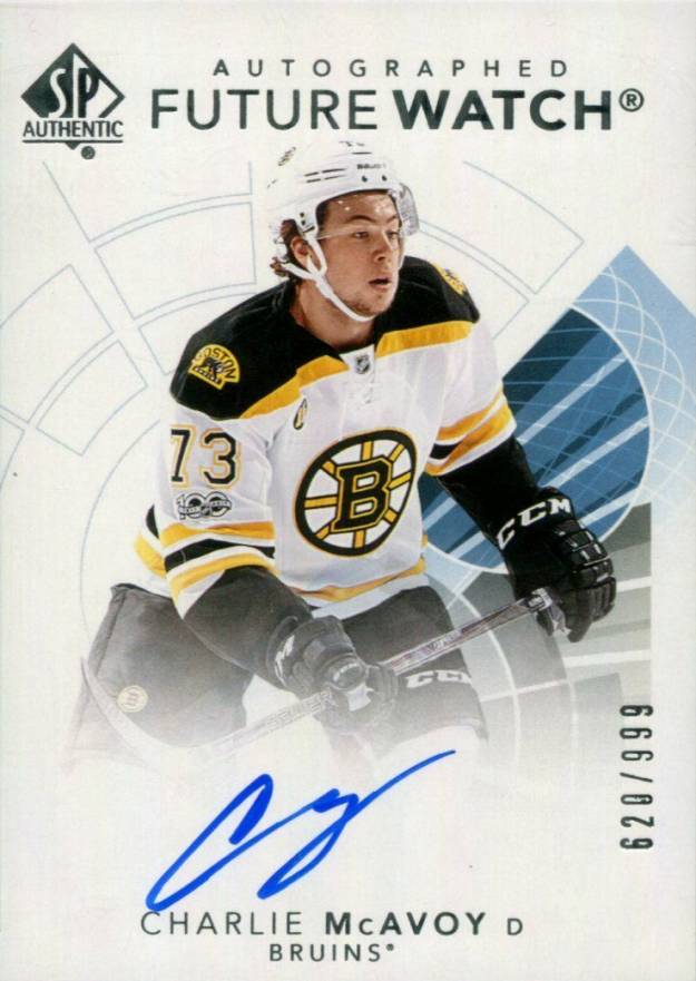 2017 SP Authentic  Charlie McAvoy #116 Hockey Card