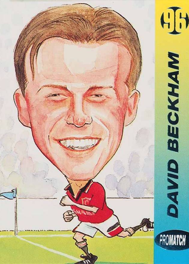 1996 Promatch Footballers Series 1 David Beckham #158 Soccer Card