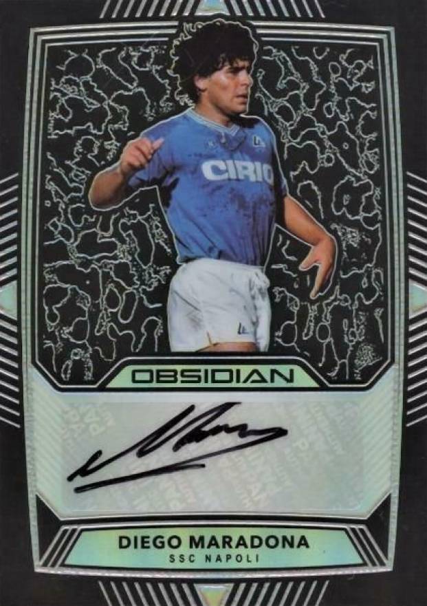 2019 Panini Obsidian Autograph Diego Maradona #OBDM Soccer Card