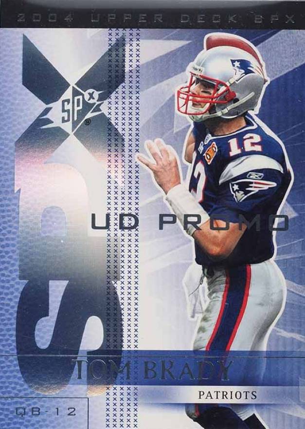 2004 SPx Tom Brady #59 Football Card