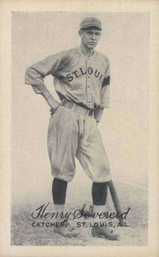 1923 Exhibits 1923-24 (Set 3) Henry Severeid # Baseball Card
