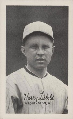 1923 Exhibits 1923-24 (Set 3) Harry Liebold # Baseball Card