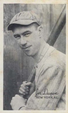 1923 Exhibits 1923-24 (Set 3) Joe Dugan # Baseball Card