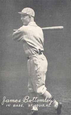 1923 Exhibits 1923-24 (Set 3) James Bottomley # Baseball Card
