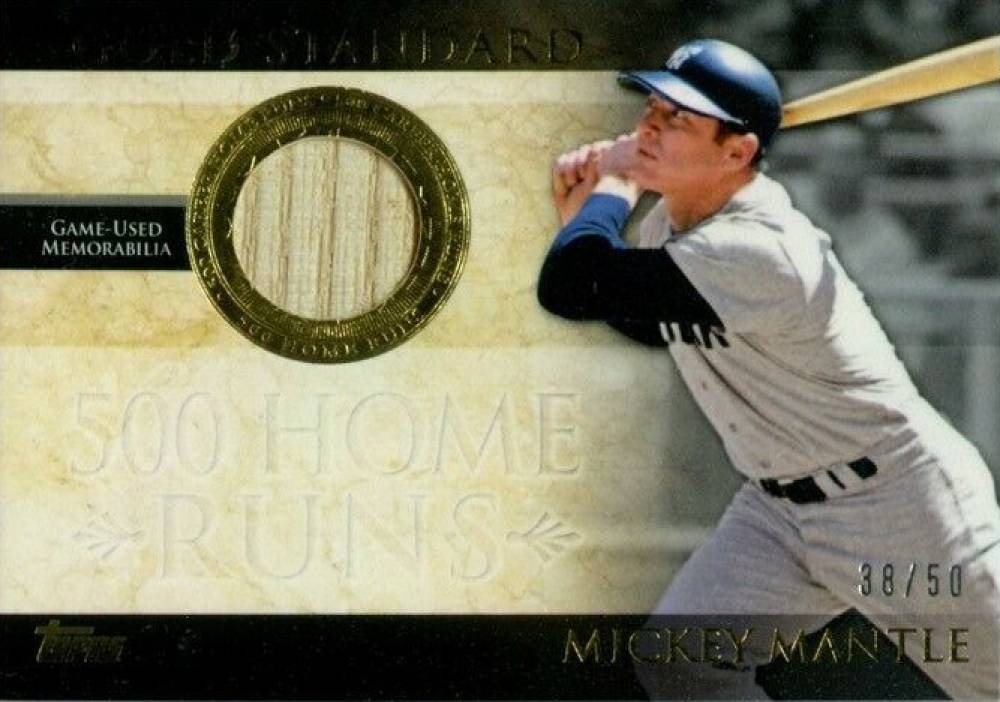 2012 Topps Gold Standard Relics Mickey Mantle #GSRMM Baseball Card