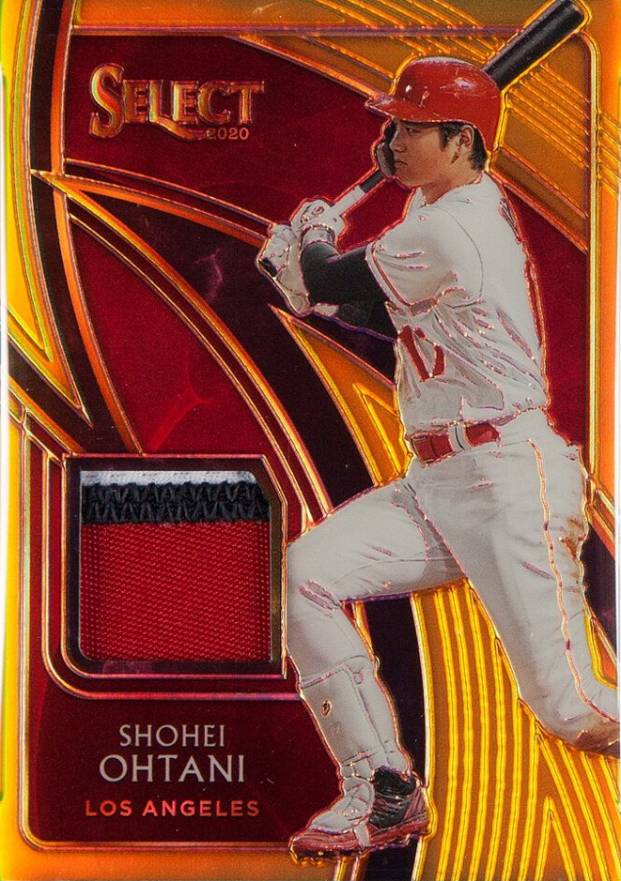 2020 Panini Select Select Swatches Shohei Ohtani #SSSO Baseball Card