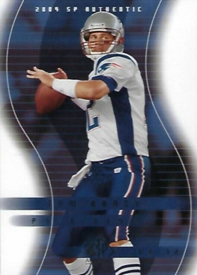 2004 SP Authentic  Tom Brady #51 Football Card
