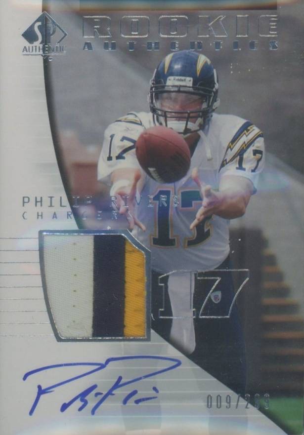 2004 SP Authentic  Philip Rivers #214 Football Card