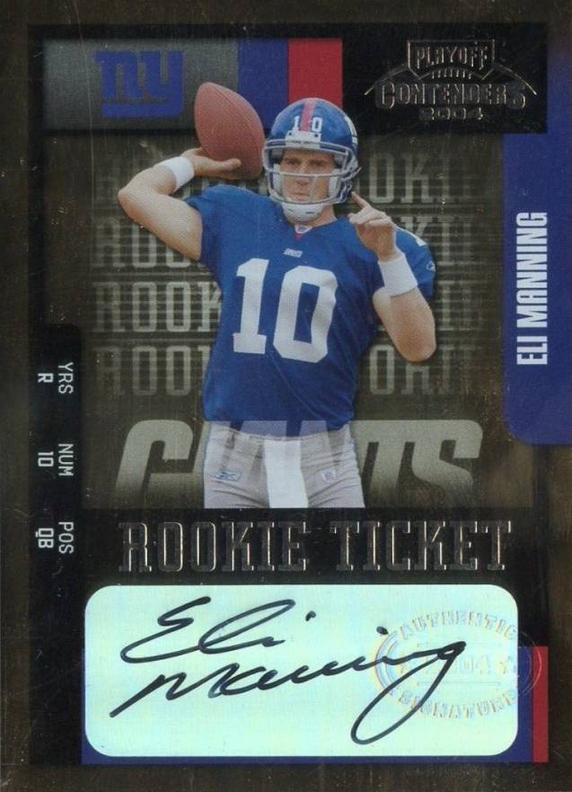 2004 Playoff Contenders Eli Manning #131 Football Card