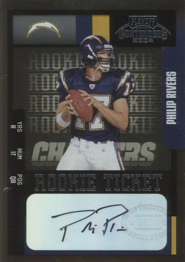 2004 Playoff Contenders Philip Rivers #162 Football Card