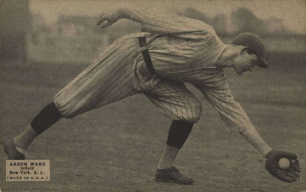 1925 Exhibits 1925 (Set 4) Aaron Ward # Baseball Card