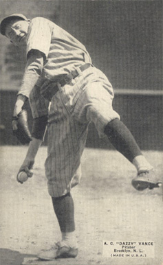 1925 Exhibits 1925 (Set 4) A.C. "Dazzy" Vance # Baseball Card