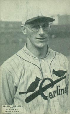 1925 Exhibits 1925 (Set 4) George Torporcer # Baseball Card