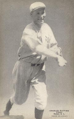 1925 Exhibits 1925 (Set 4) Charles Ruffing # Baseball Card