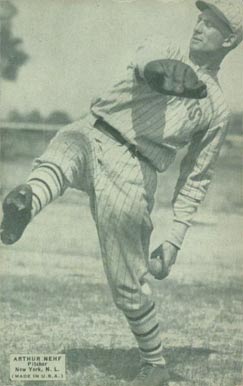 1925 Exhibits 1925 (Set 4) Arthur Nehf # Baseball Card