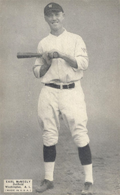 1925 Exhibits 1925 (Set 4) Earl McNeely # Baseball Card