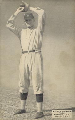 1925 Exhibits 1925 (Set 4) Walter Johnson #63 Baseball Card