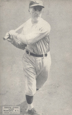1925 Exhibits 1925 (Set 4) Joseph Judge # Baseball Card