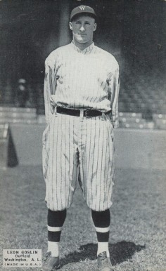 1925 Exhibits 1925 (Set 4) Leon Goslin # Baseball Card