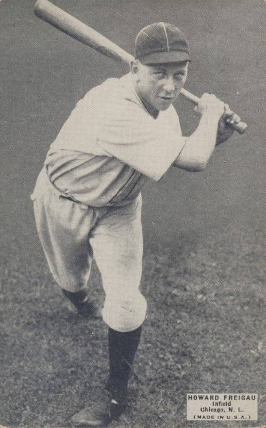 1925 Exhibits 1925 (Set 4) Howard Freigau # Baseball Card