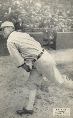 1925 Exhibits 1925 (Set 4) Bib Falk # Baseball Card