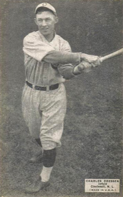 1925 Exhibits 1925 (Set 4) Charles Dressen # Baseball Card