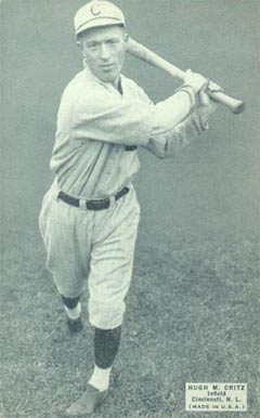 1925 Exhibits 1925 (Set 4) Hugh M. Critz # Baseball Card