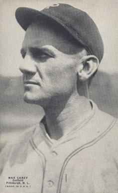 1925 Exhibits 1925 (Set 4) Max Carey # Baseball Card