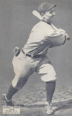 1925 Exhibits 1925 (Set 4) Sparky Adams # Baseball Card