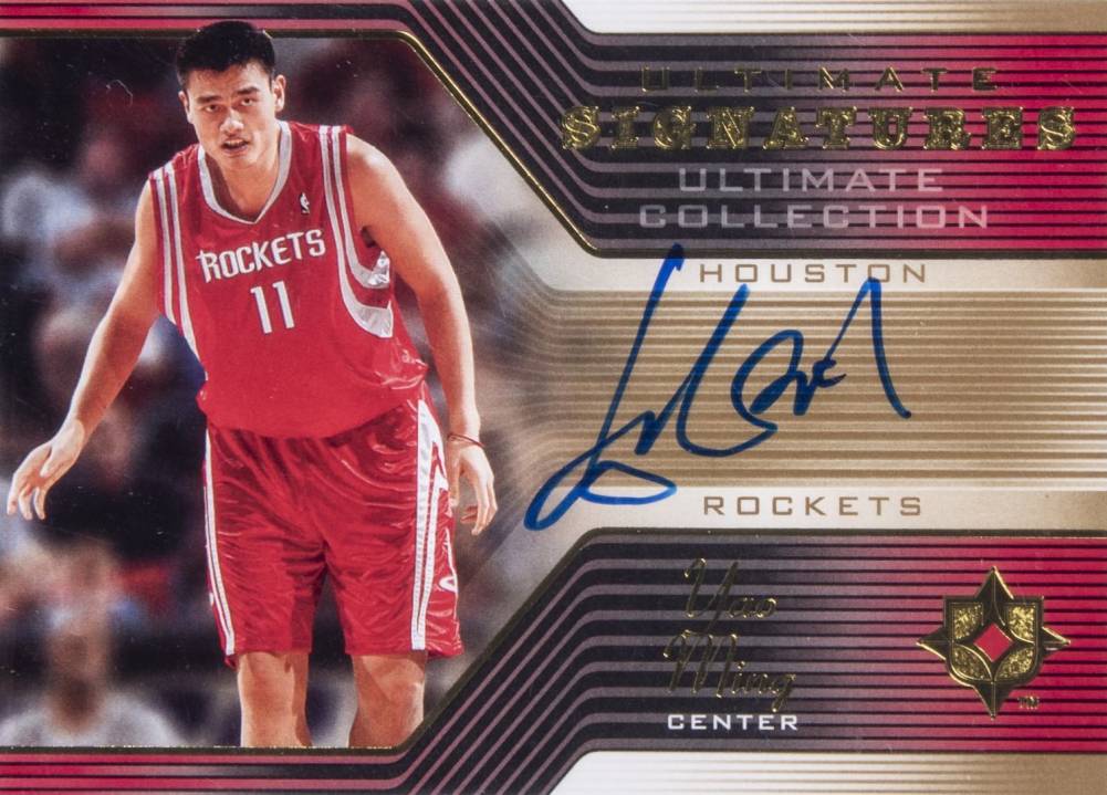 2004 Ultimate Collection Ultimate Signatures Yao Ming #US-YM Basketball Card