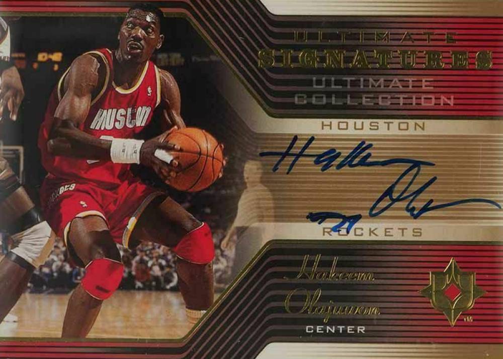 2004 Ultimate Collection Ultimate Signatures Hakeem Olajuwon #US-HO Basketball Card