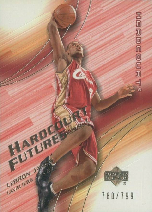 2003 Upper Deck Hardcourt  LeBron James #132 Basketball Card