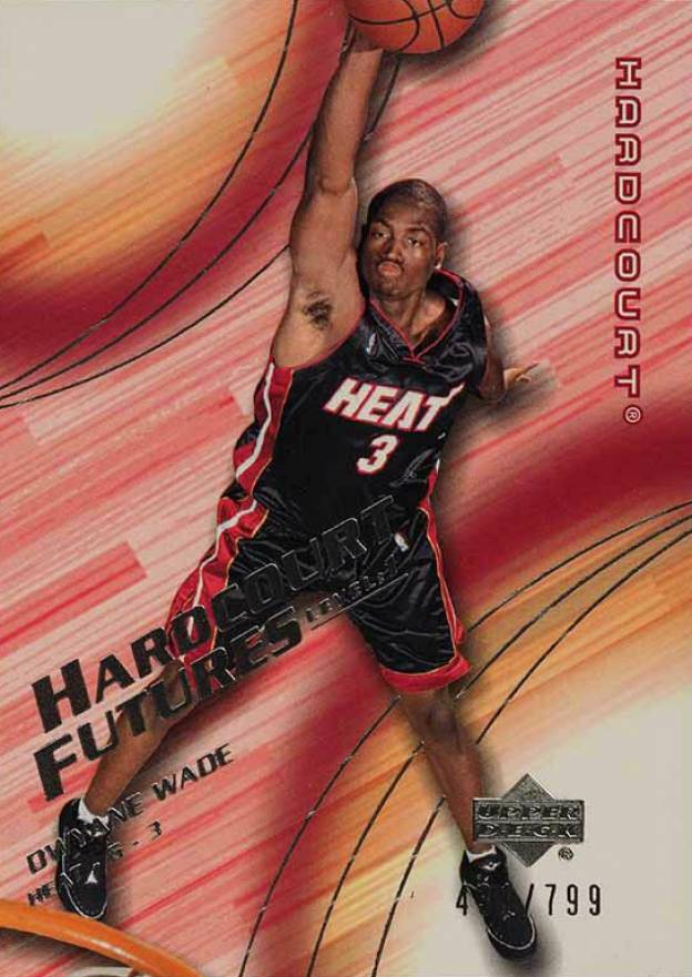 2003 Upper Deck Hardcourt  Dwyane Wade #128 Basketball Card