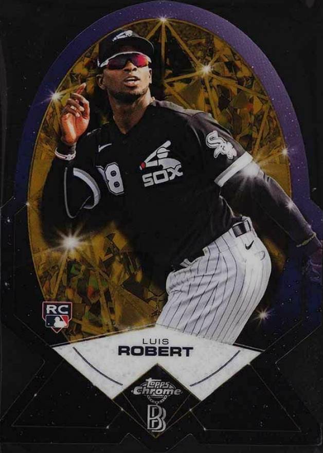 2020 Ben Baller Chrome Ben's Diamond Die-Cuts Luis Robert #BDC15 Baseball Card