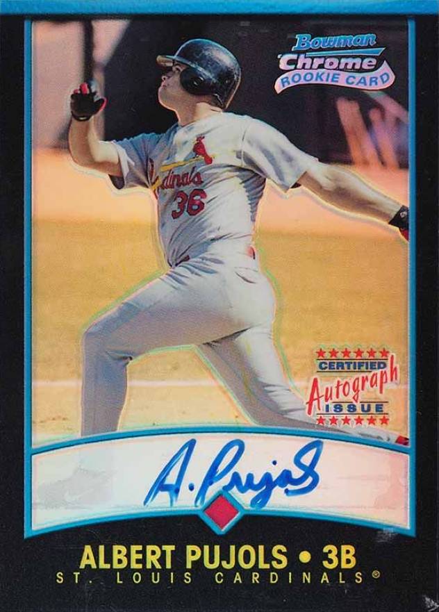 2001 Bowman Chrome  Albert Pujols #340 Baseball Card