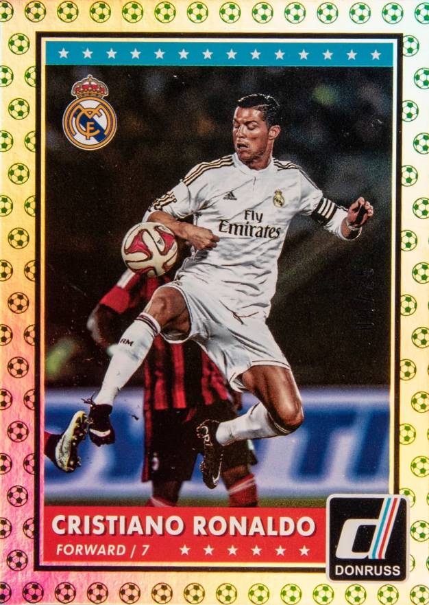 2015 Panini Donruss Cristiano Ronaldo #1 Soccer Card