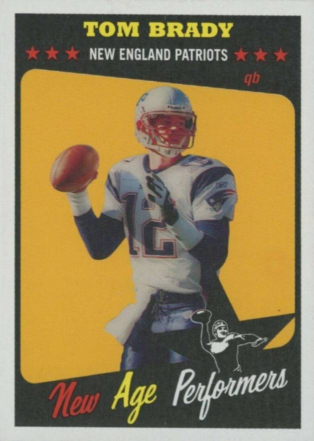 2005 Topps Heritage New Age Performers Tom Brady #NAP9 Football Card