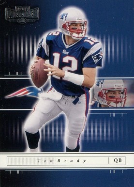 2001 Playoff Preferred Tom Brady #33 Football Card