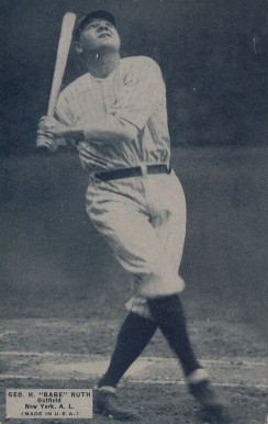 1926 Exhibits 1926 (Set 5) George H. "Babe" Ruth # Baseball Card