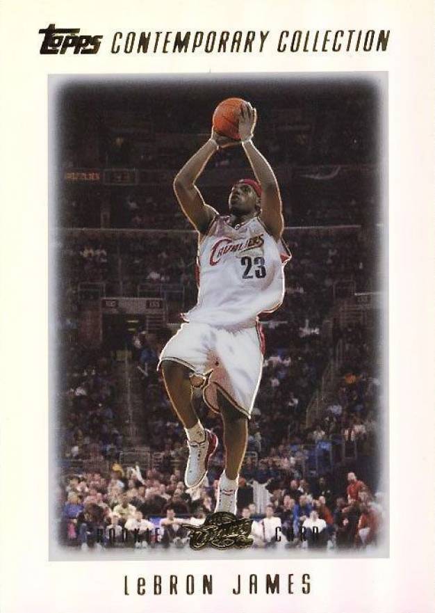 2003 Topps Contemporary Collection LeBron James #1 Basketball Card