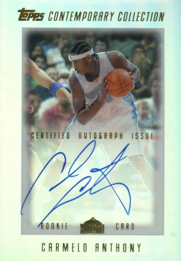 2003 Topps Contemporary Collection Carmelo Anthony #22 Basketball Card