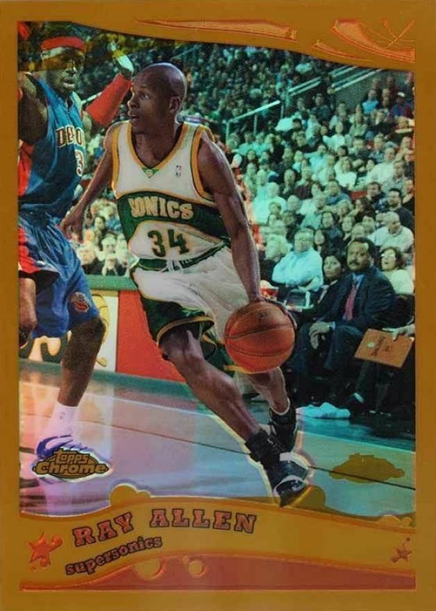 2005 Topps Chrome Ray Allen #10 Basketball Card