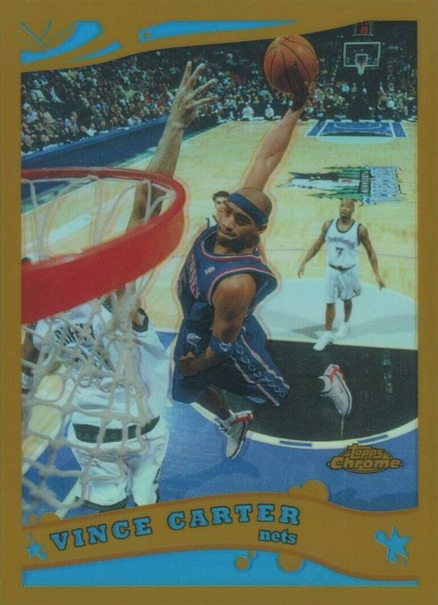2005 Topps Chrome Vince Carter #11 Basketball Card