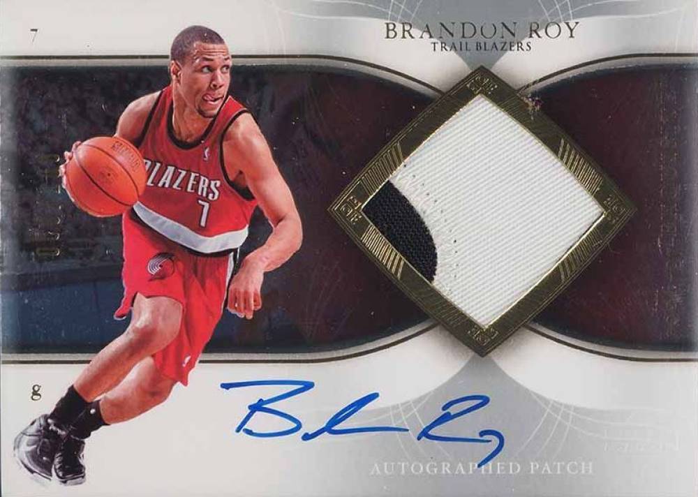 2006 Upper Deck Exquisite Collection Autographs Patches  Brandon Roy #AP-BR Basketball Card