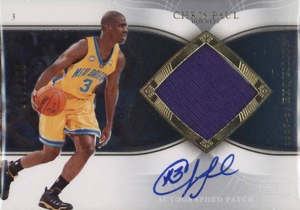2006 Upper Deck Exquisite Collection Autographs Patches  Chris Paul #AP-CP Basketball Card