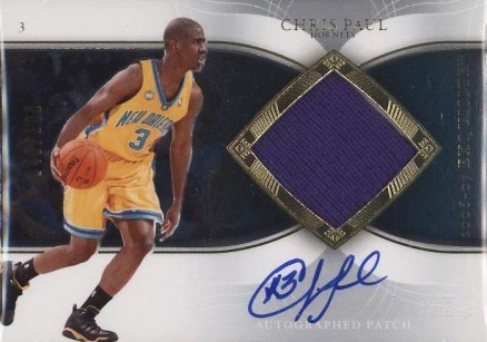 2006 Upper Deck Exquisite Collection Autographs Patches  Chris Paul #AP-CP Basketball Card